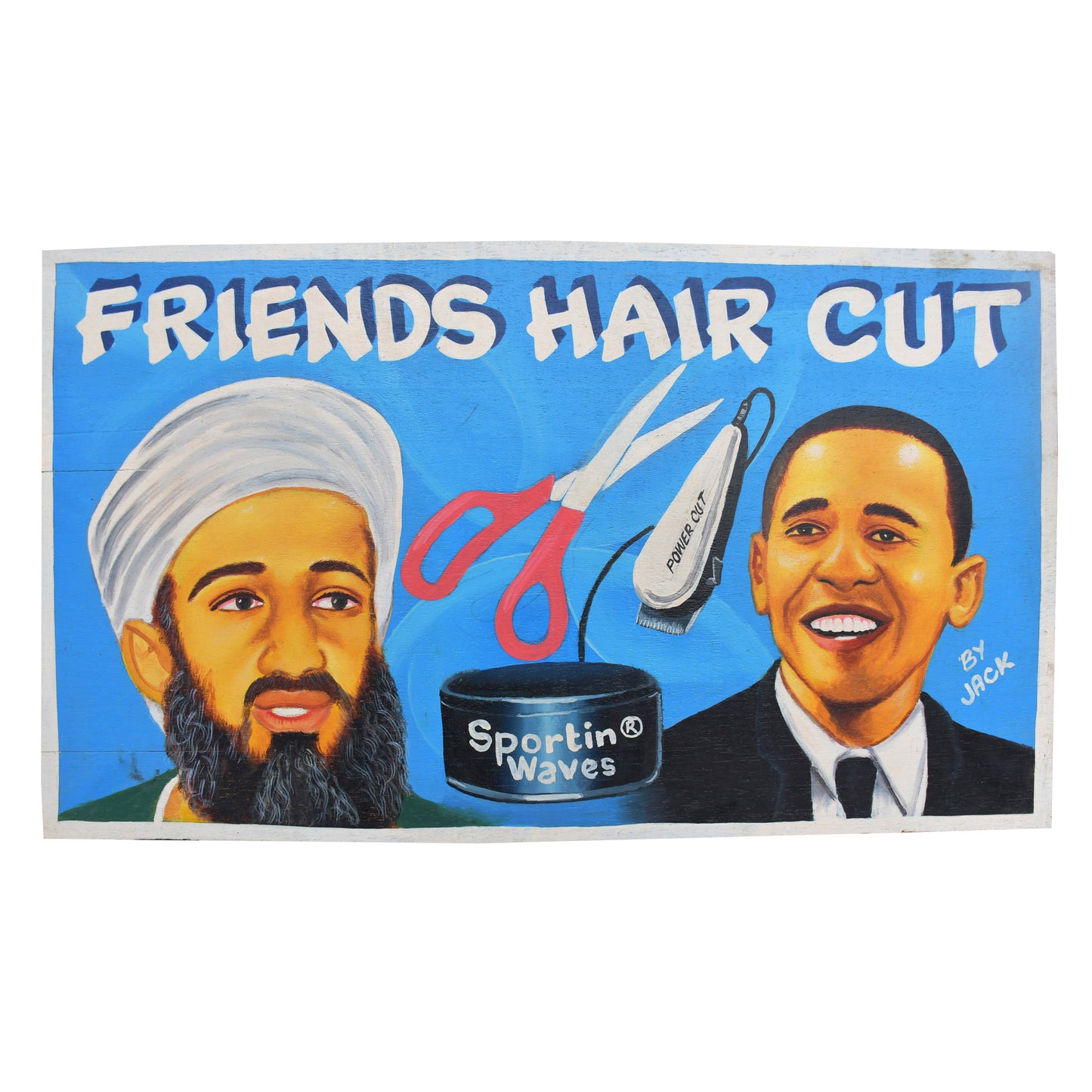 Friends Haircut Sign
