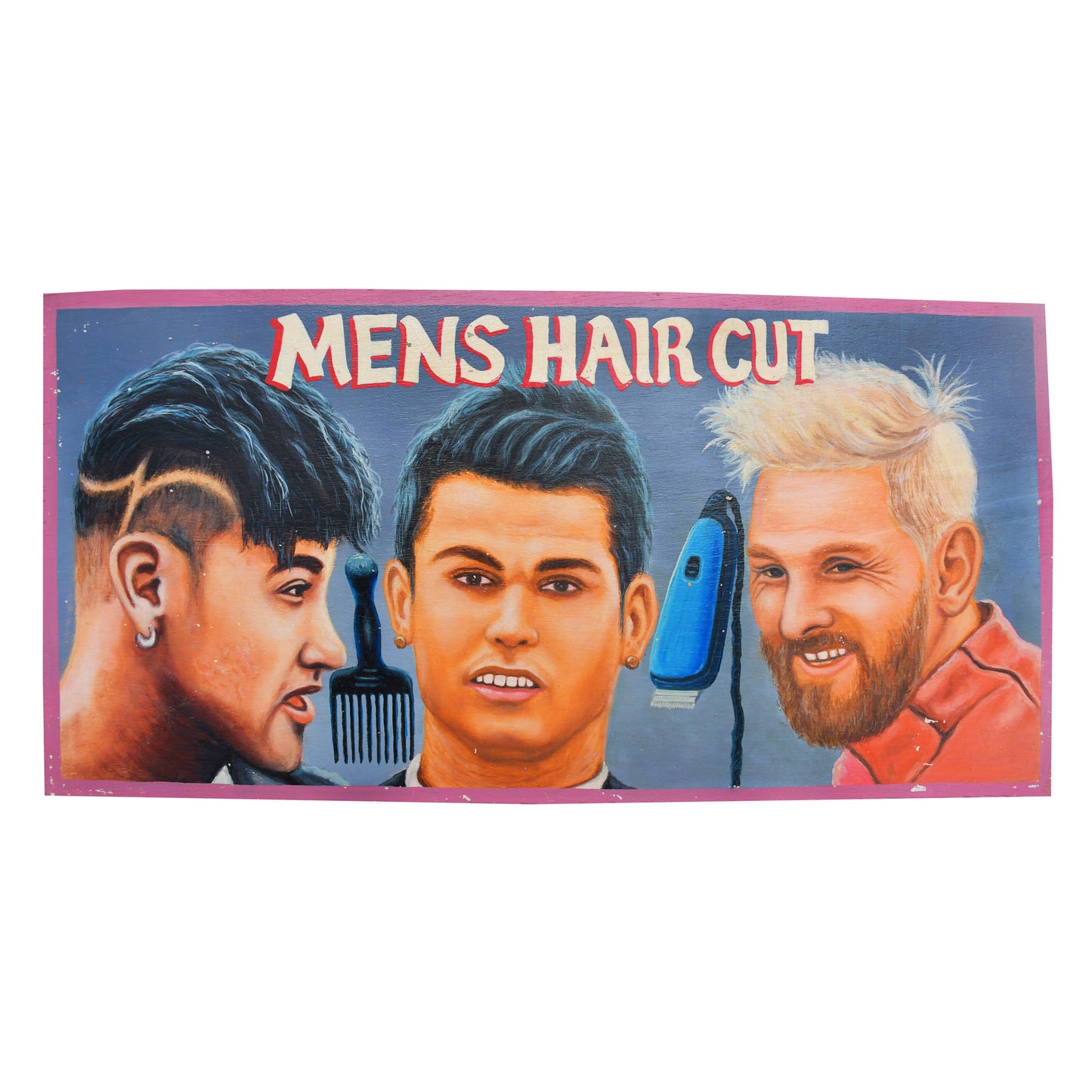 Mens Haircut Sign