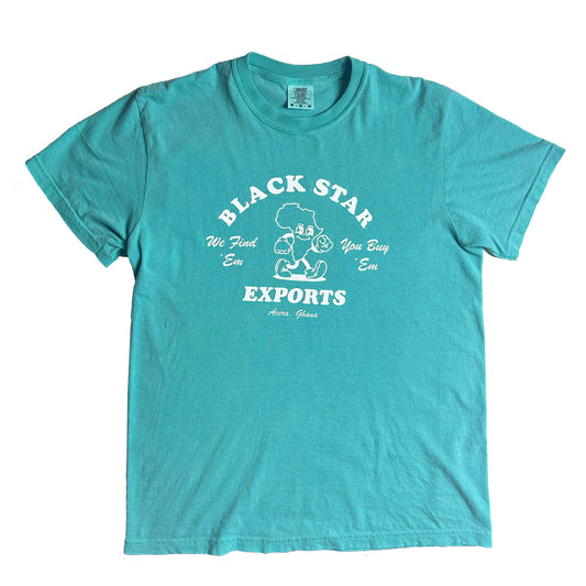 Original Black Star Exports Tee - Sea Green